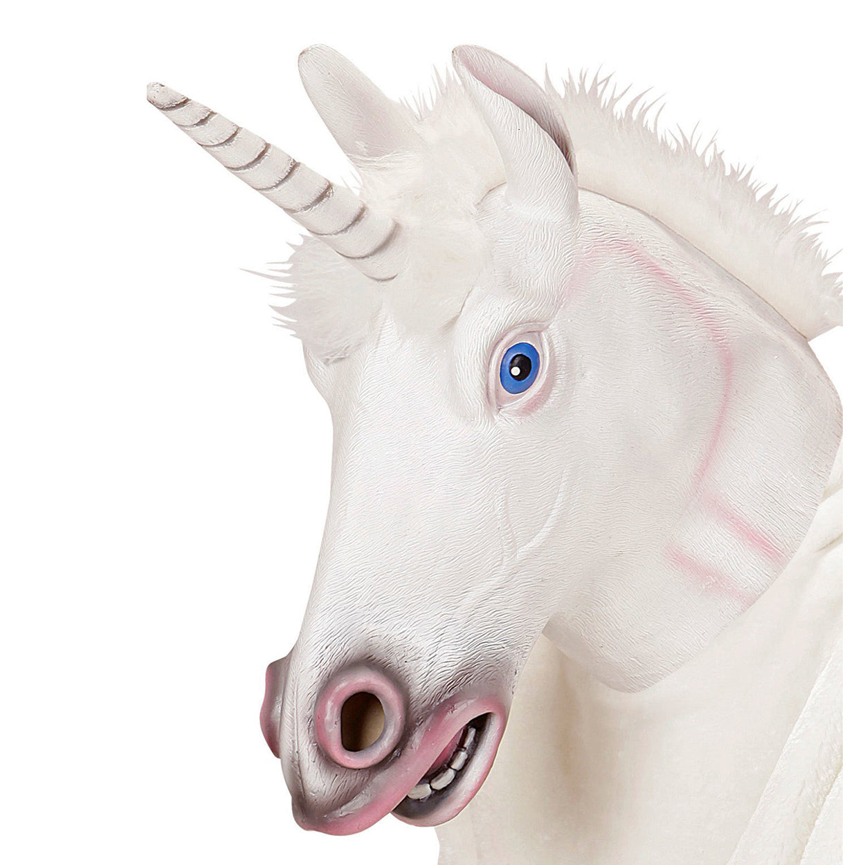 Travestimento  Maschera Cavallo Unicorno Bianco