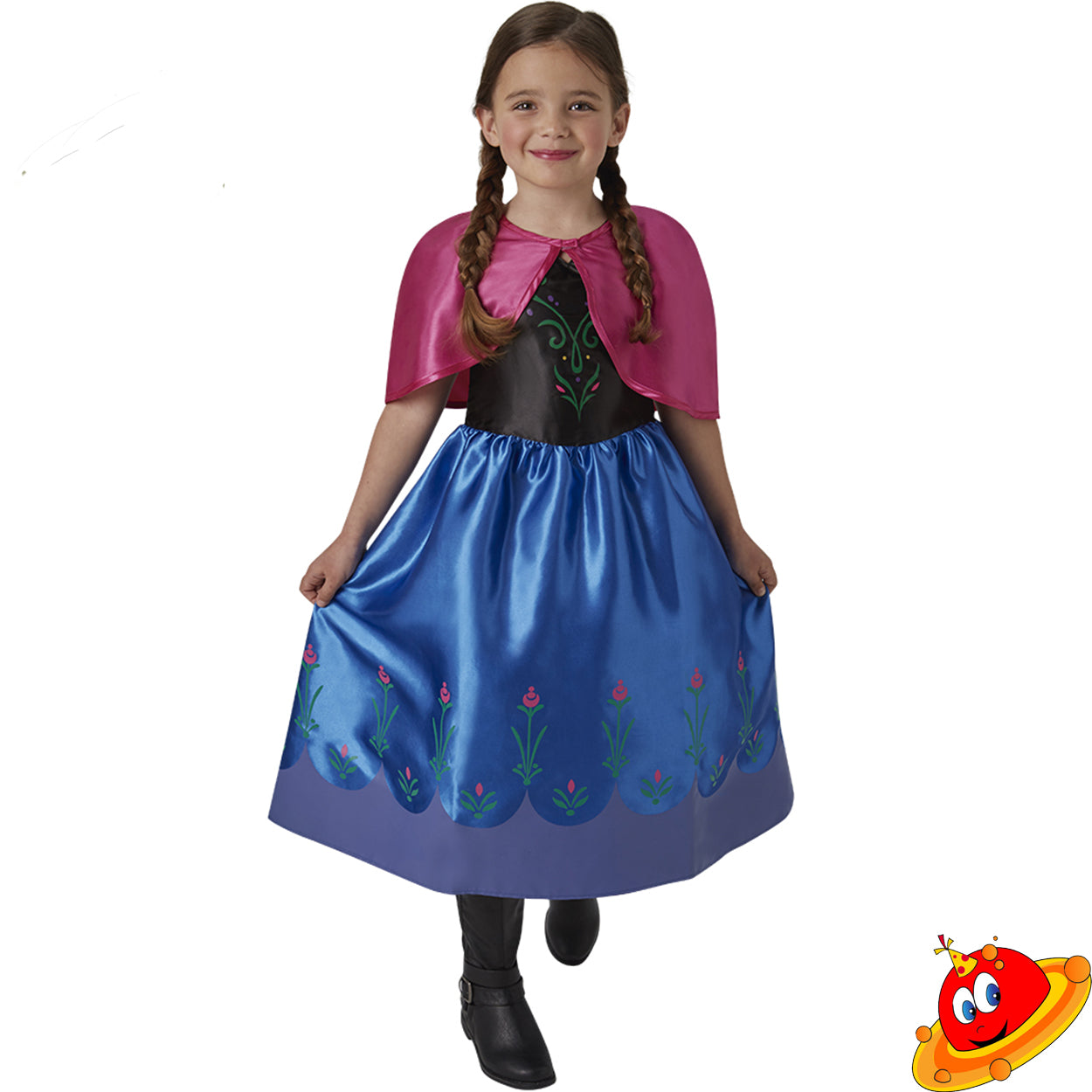 Costume Bambina Anna Frozen Disney Tg 5/8 A