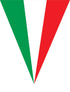 Festone bandierina tricolore gadget tifosi Italia