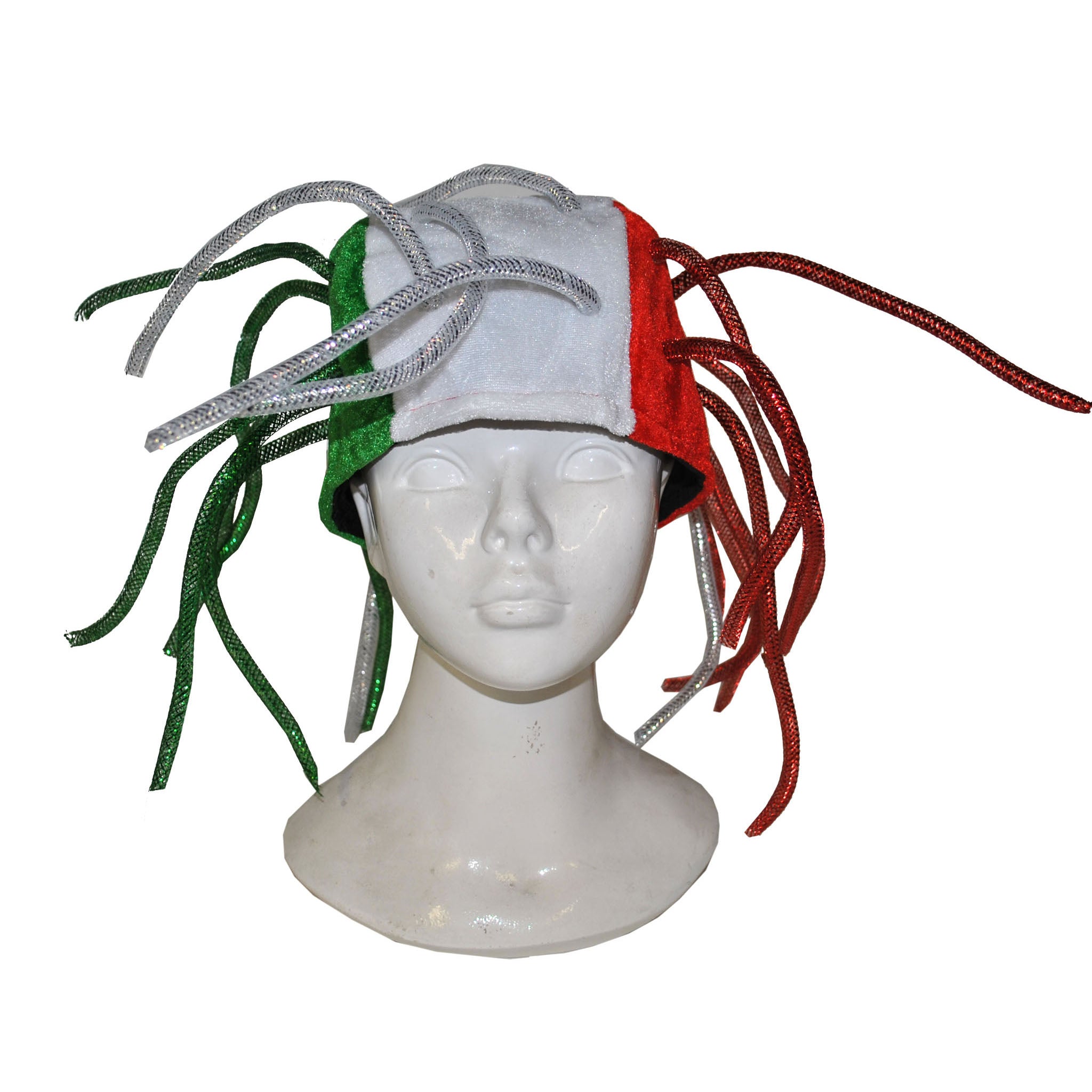 Cappello gadget per tifosi calotta con treccine