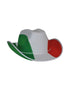 Cappello Cow Boy Tricolore Tifoso Italia