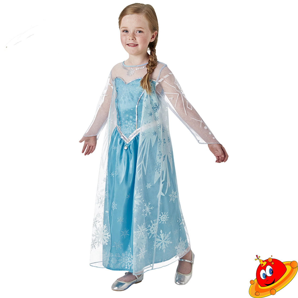 Costume Bambina Elsa Frozen Disney Tg 5/8 A