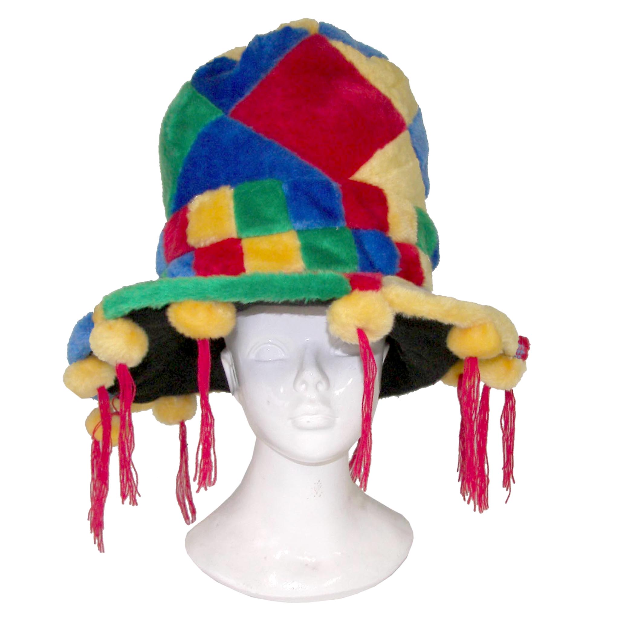🤡 Universo in Festa: Cappello Giullare/Festone Alto e Multicolore 🎉