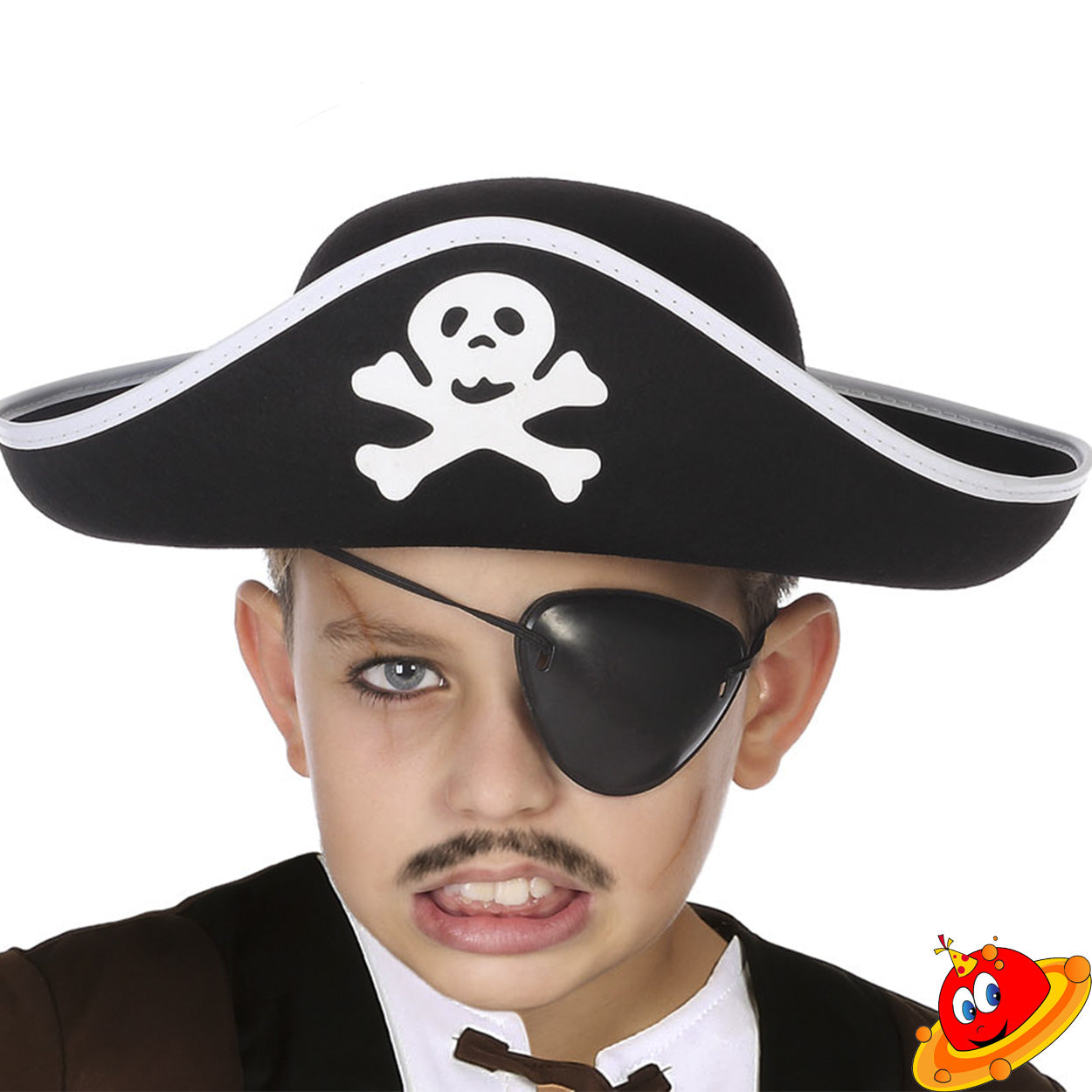 Cappello Pirata Bambini con teschio