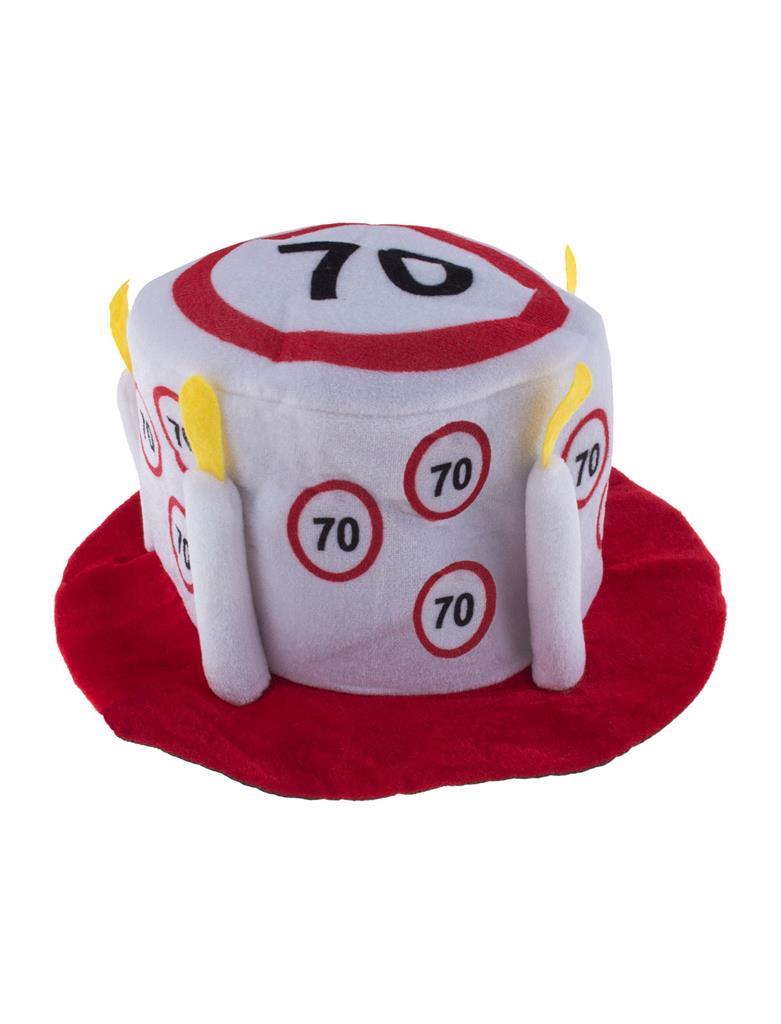 Party Compleanno 70 anni cappello con candeline