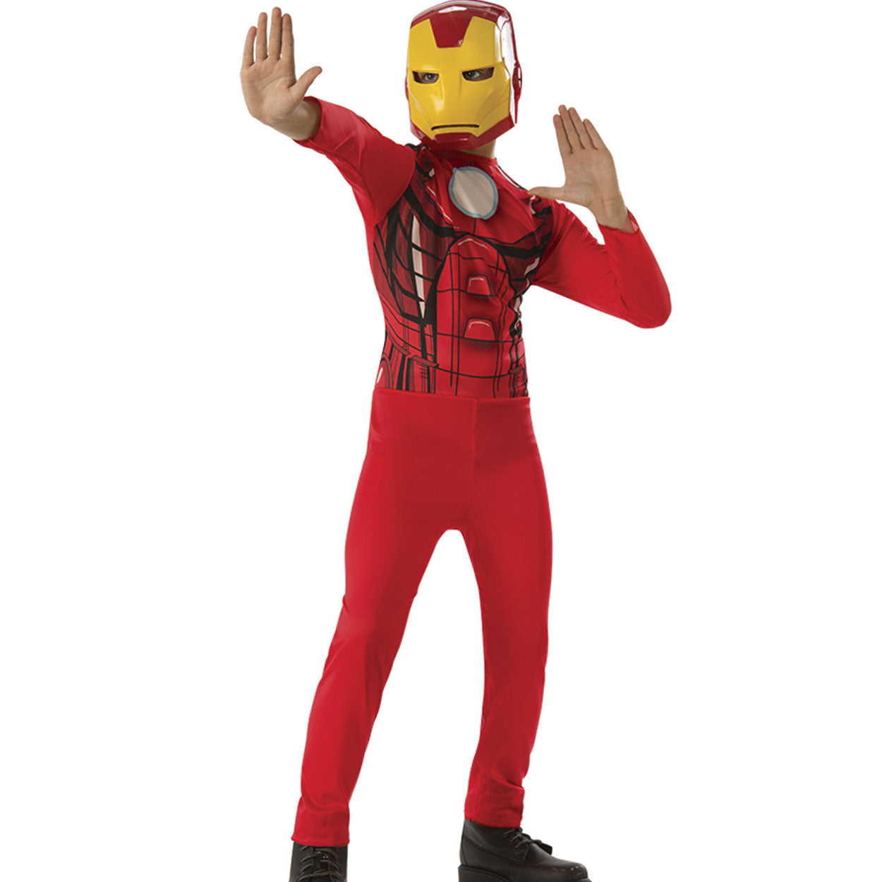 Costume Bambino Uomo Bionico Supereroe Iron Man Tg 3/9A