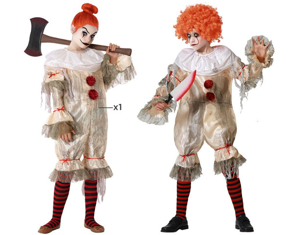 Costume Bambina Carnevale Clown Pagliaccio Selly Tg 5/14A – Universo In  Festa