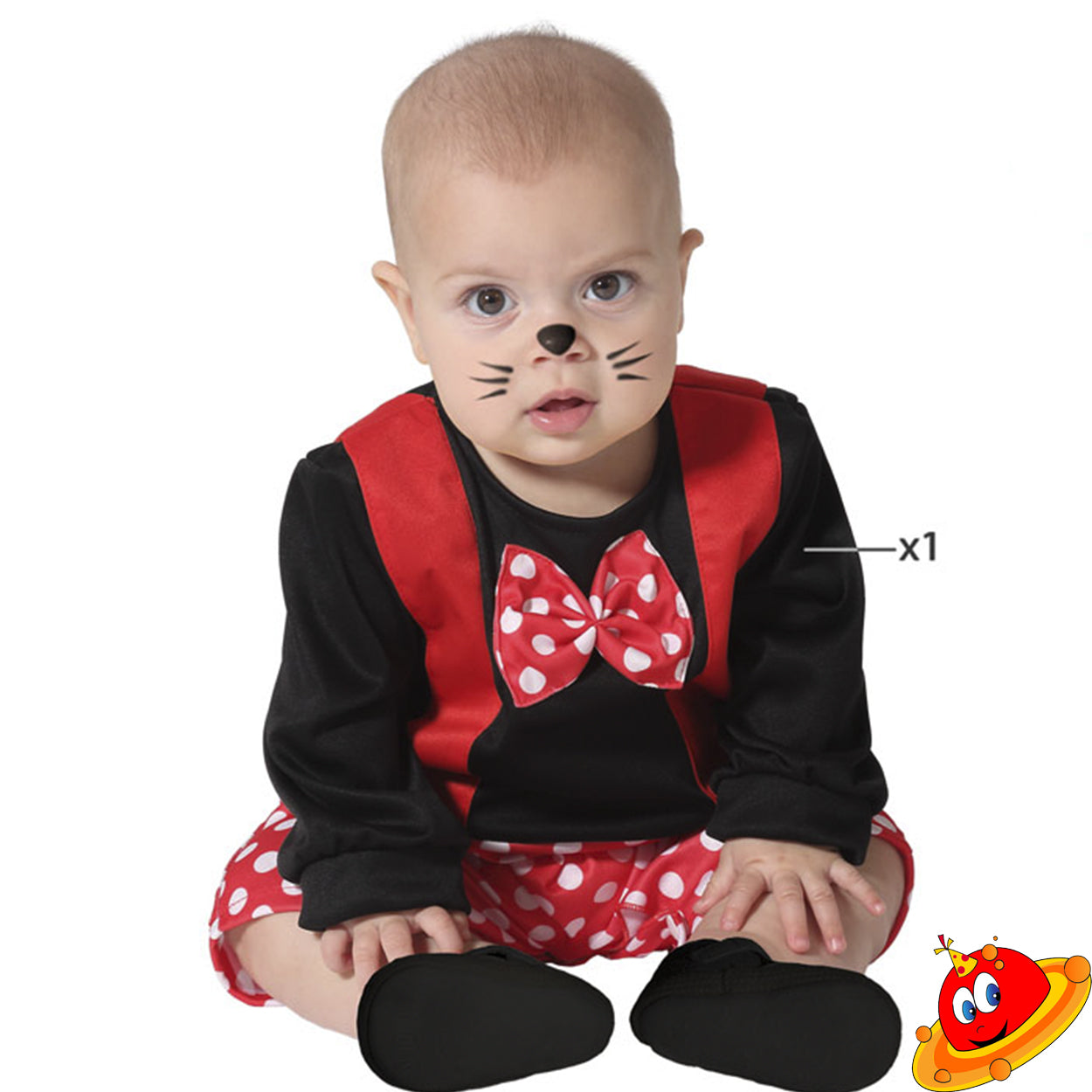 Costume Bambino Baby Bebè Miky Topolino 12/24 M