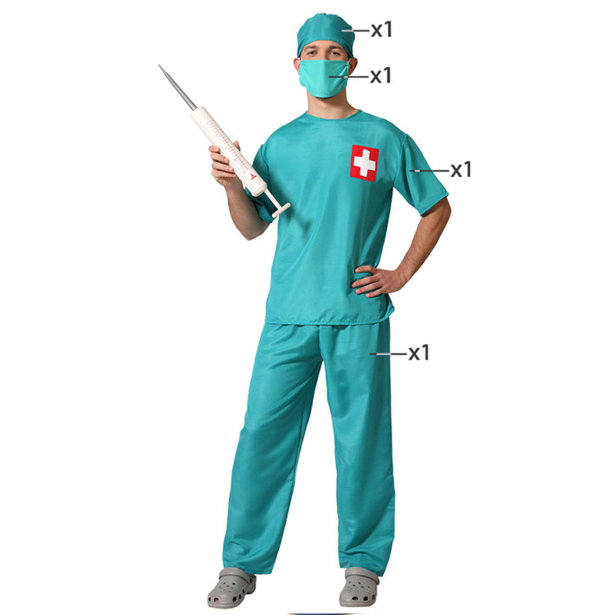 Costume Dottoressa Chirurgo Tg 36/38