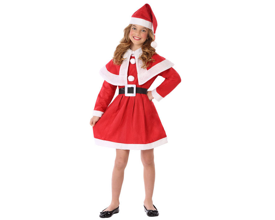 Costume Bambina Babbo Mamma Natale Feltro Economico