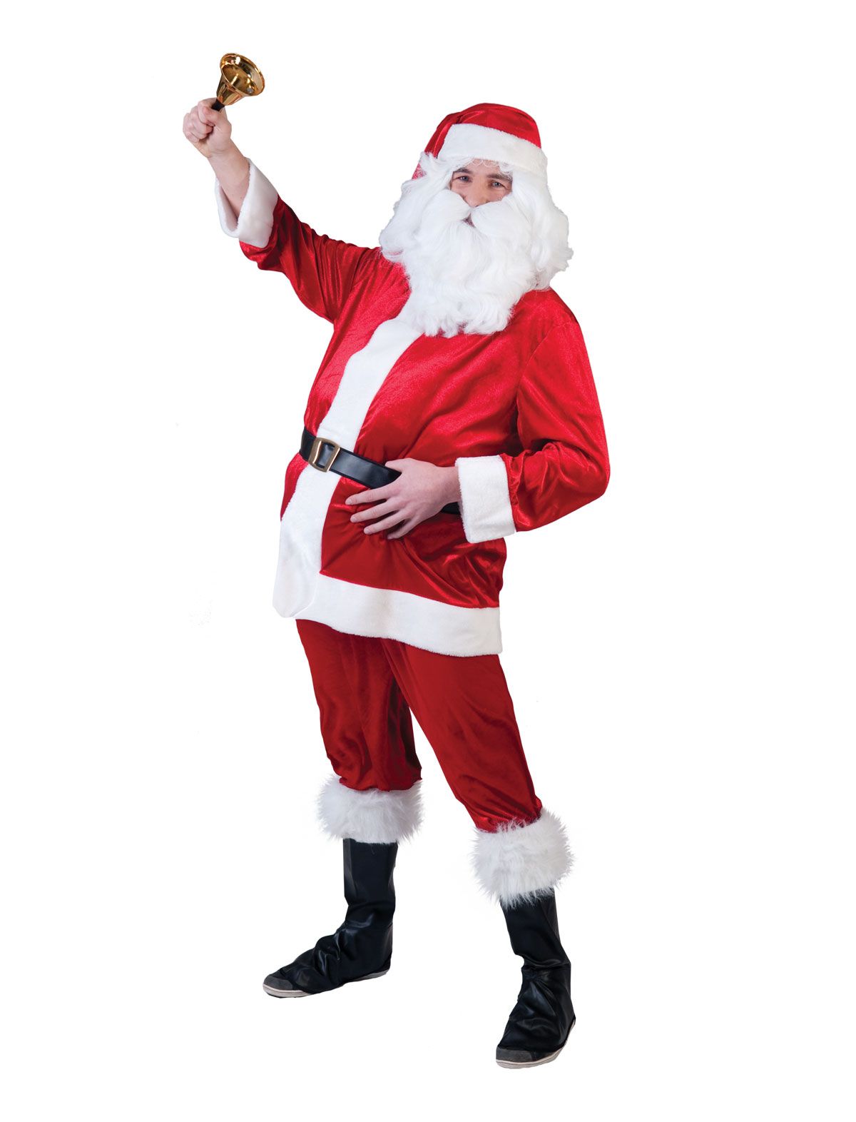 Costume Uomo Babbo Natale velluto