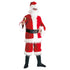 Costume Babbo Natale Santa Claus De Luxe Professionale Velluto