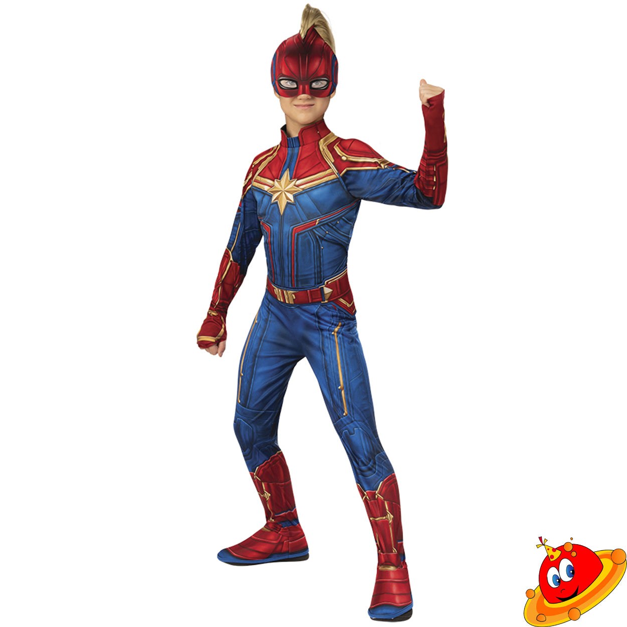 Costume Bambina Capitana Marvel Tg 3/4A