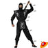 Costume Uomo Nero Ninja Combat Samurai Tg 52a58