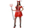 Costume Halloween Carnevale Travestimento Diavoletta Demoni Donna