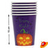 Decorazione Party Horror Halloween Bicchieri Zucca Horror conf. 6 pz 200cc