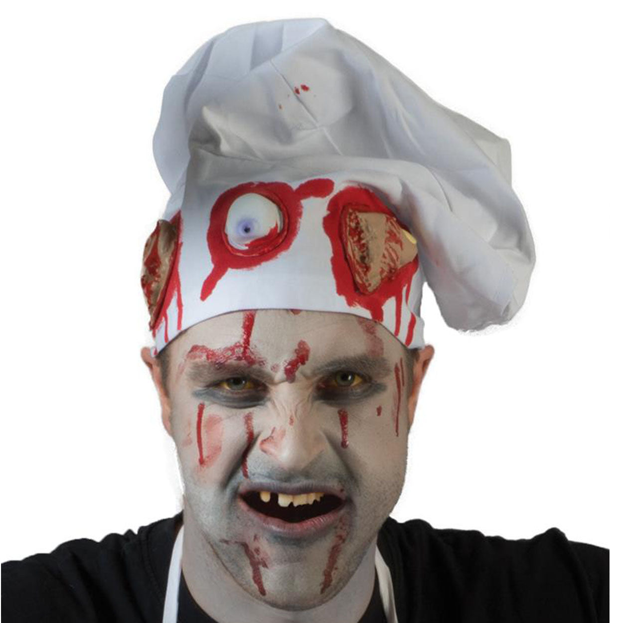 Travestimento Horror Halloween Cappello Cuoco Zombie Macellaio
