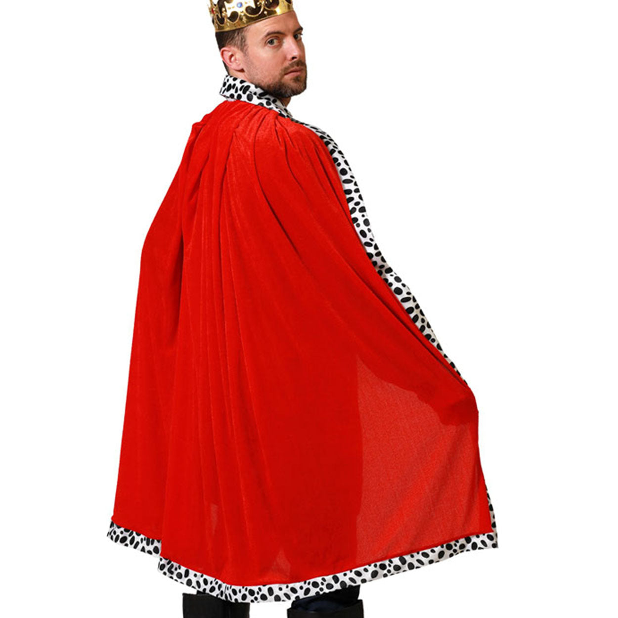 Mantello Rosso Medievale Re King Artu'