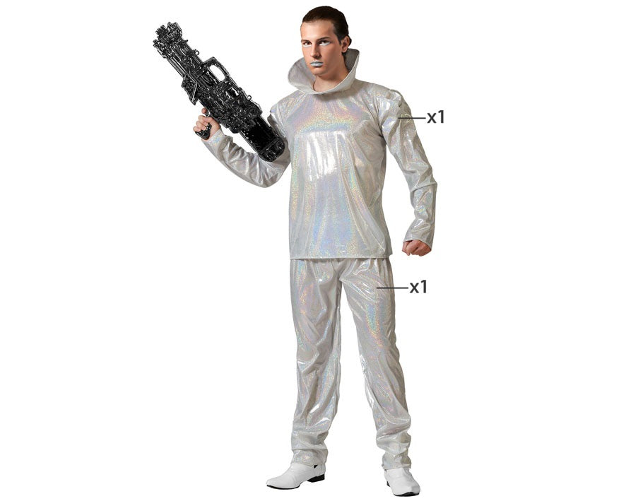 Costume Da Alieno Spaziale Da Uomo - Foto 3