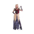 🩸 Costume Zombie Donna – Vestito Horror Lungo Halloween Effetto Strappato