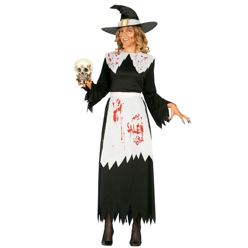 Costume Donna Halloween Strega di Salem Tg 40a42
