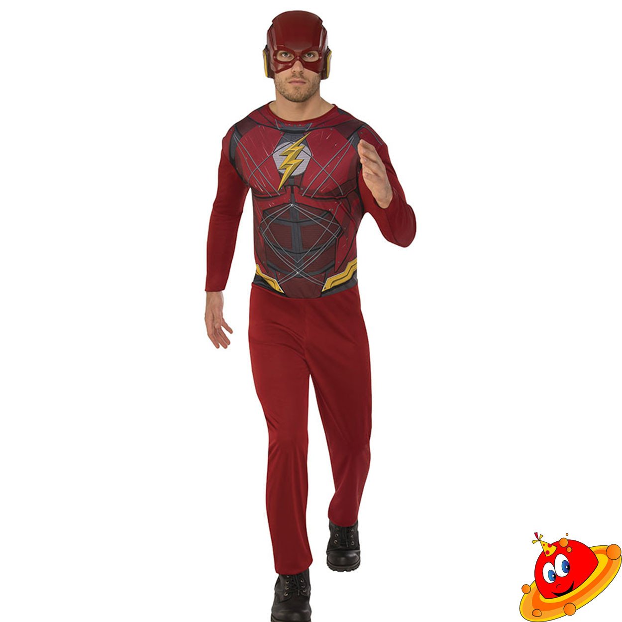 Costume Uomo Flash Lampo Licenza DC Comics Tg 52/58