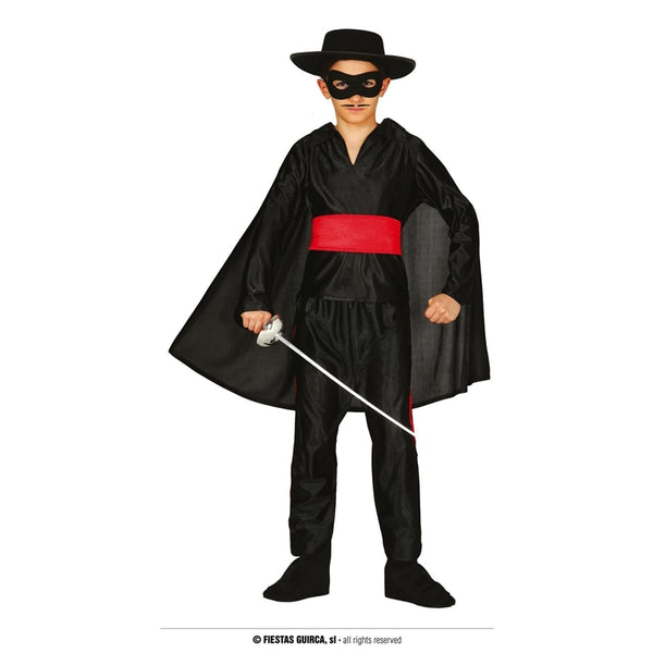 Costume Uomo Mantello Zorro Zorina