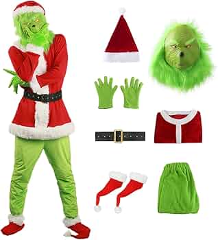 Costume da Grinch Vigilia di Natale