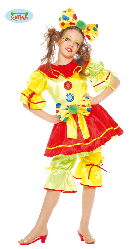 Costume Bambina Clown Jenny Tg 10/12A