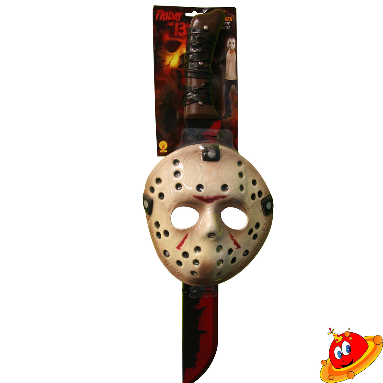 Travestimento Halloween Maschera Machete Jason Voorhees Adulto