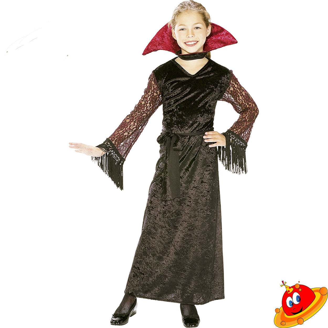 Costume Bambina Vampira Elisabeth  Tg 3-9 anni