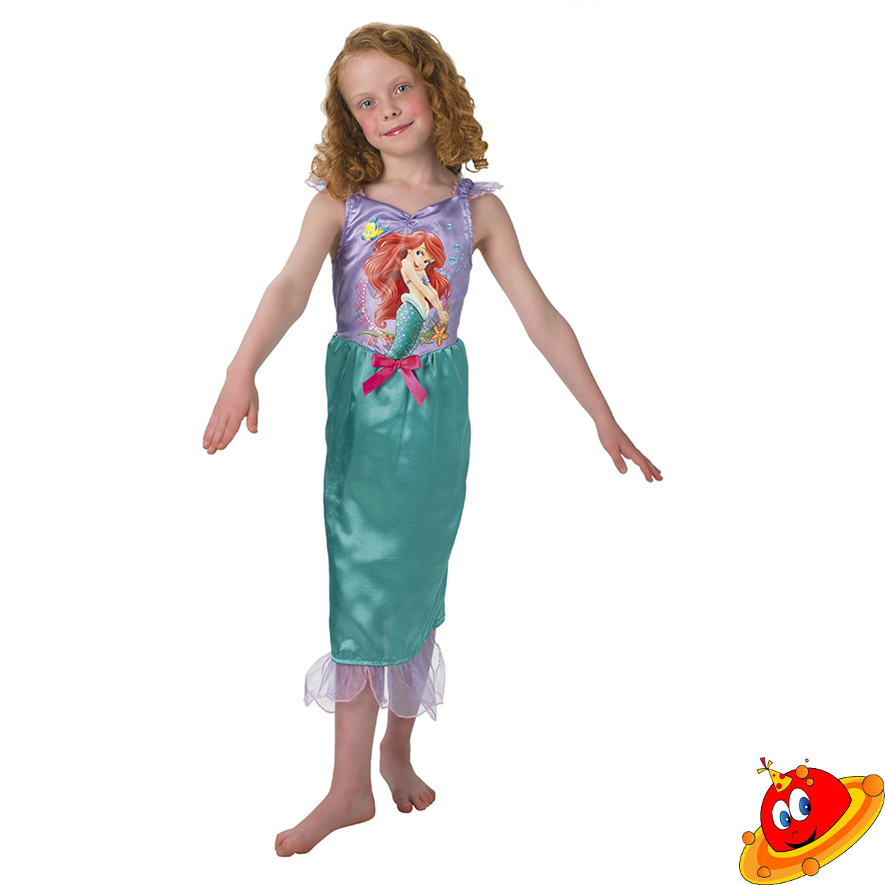 Costume Bambina Sirenetta Ariel Disney Tg 3/5 A