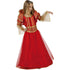 Costume Bambina Regina Rossa Tg 3/9A