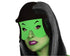 Travestimento Halloween Maschera Frankenstein verde Donna