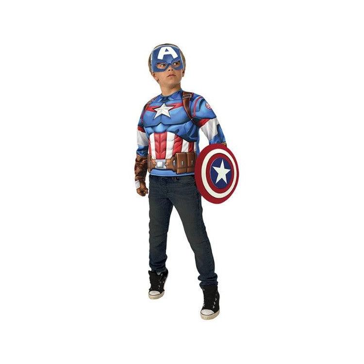 🛡️ Costume Capitan America Deluxe – Forza e Coraggio Marvel!