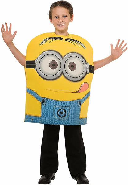 Costume Bambino Minions Jaune Tg 5/7A