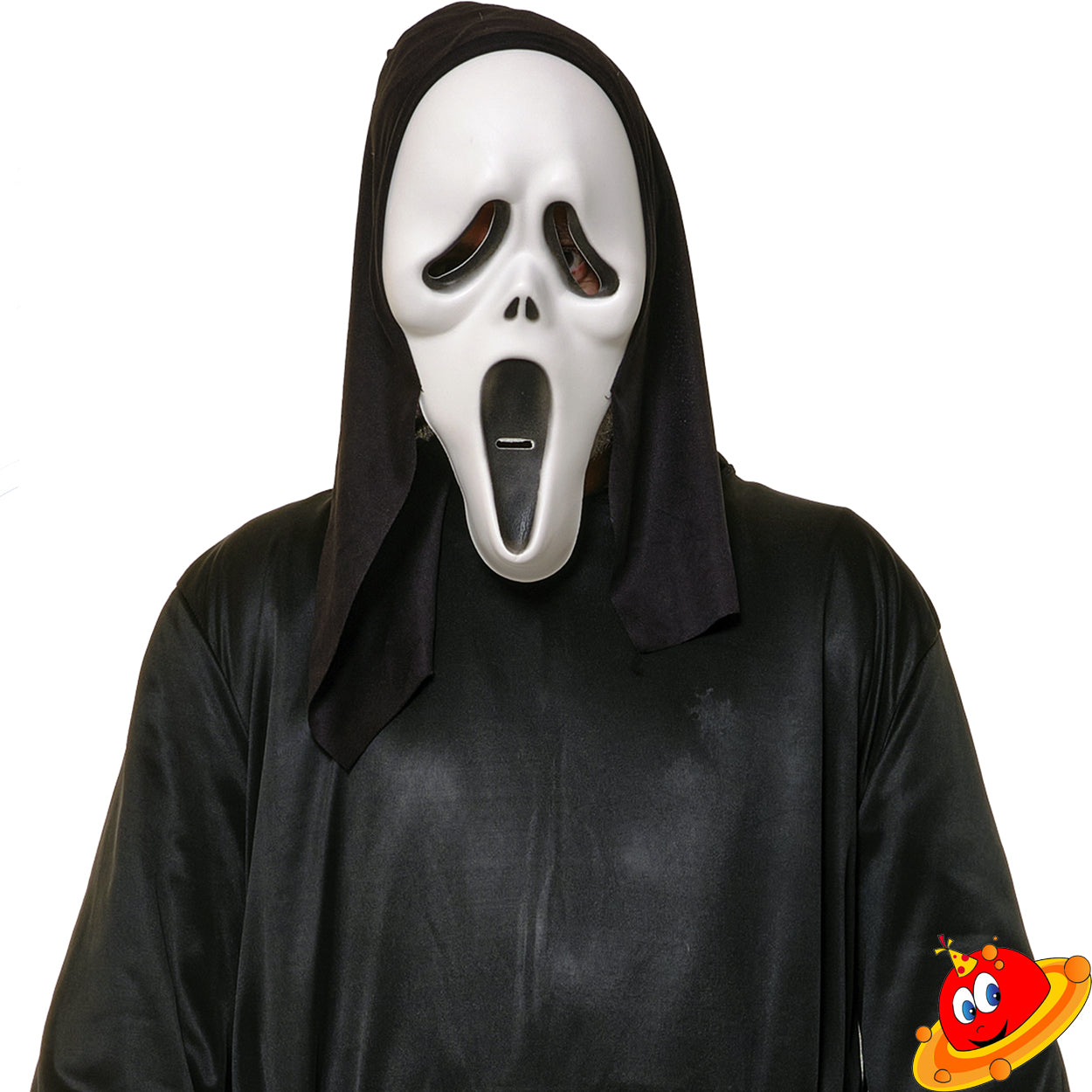 Travestimento Halloween Maschera Fantasma Urlante Screams
