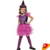 Costume Bambina Strega Rosa Glamour