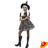 Costume Bambina Strega Glamour Bianca Fosforescente