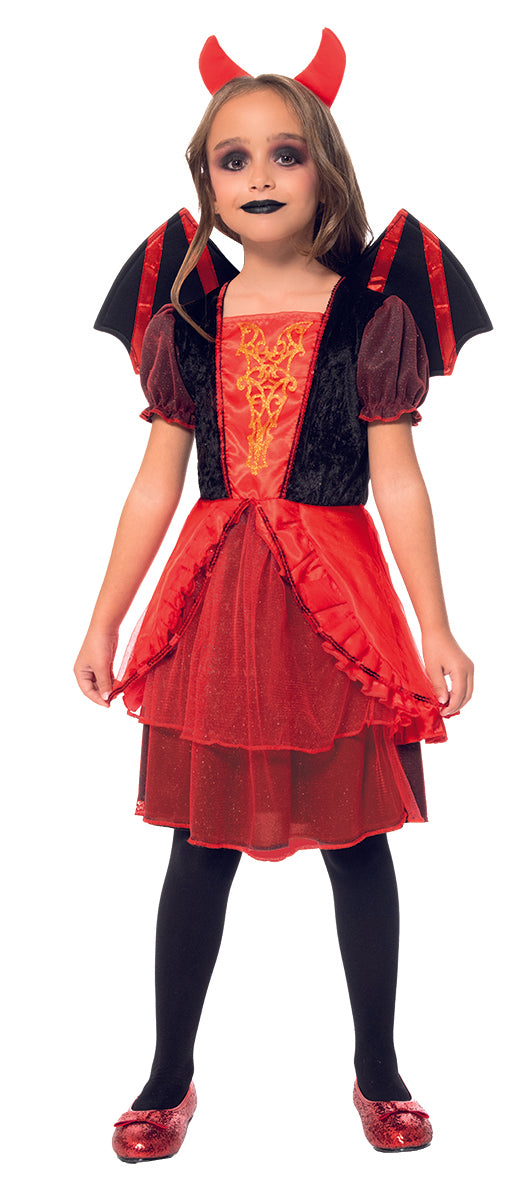 Costume Bambina Diavoletta alata