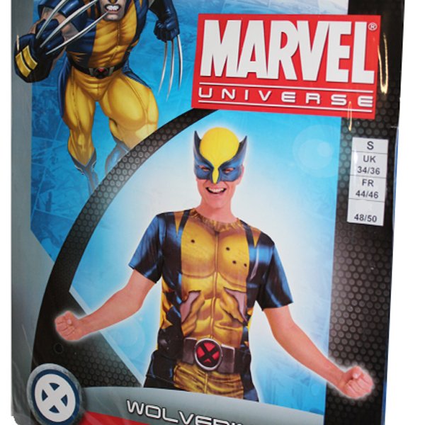 Costume Carnevale Supereroe Uomo Lupo Wolverine