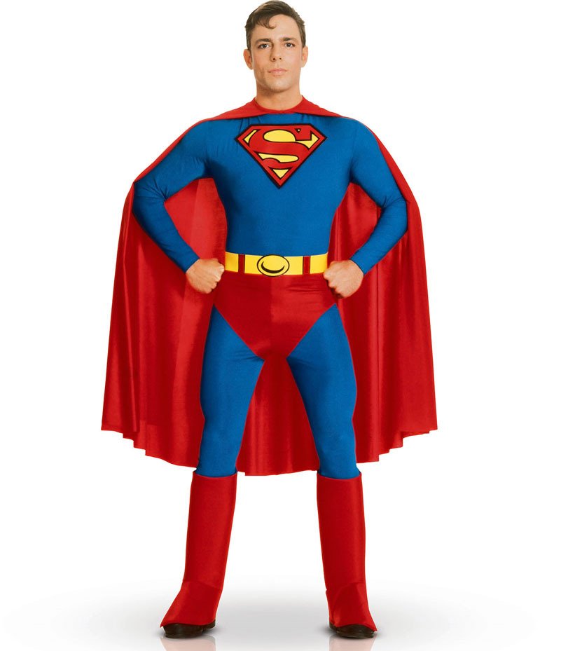 Costume Carnevale Supereroe Superman uomo
