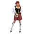 Costume Donna Scozzese Rossa