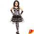 Costume Bambina Scheletro Miss Bones Tg 3-10 anni