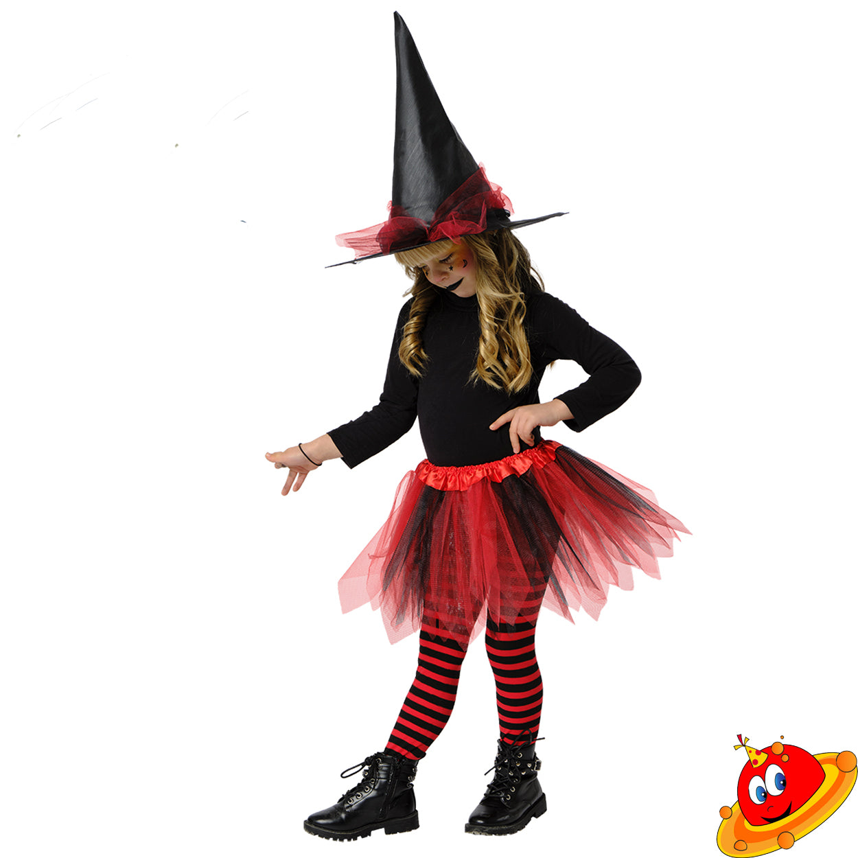 Costume Halloween Strega Bambina Vari colori